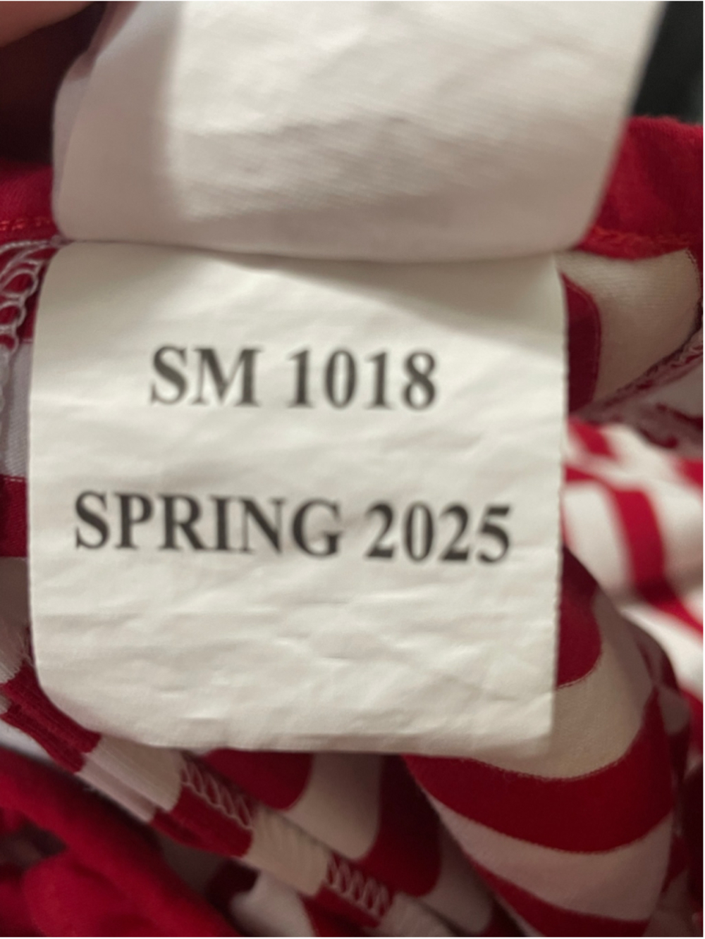 Stitchy Fish Girls Red White Striped Ruffle Minnie Mouse Applique Dress 2T - Picture 7 of 7